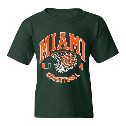 Miami - NCAA Men's Basketball : Marcus Allen - Sports Shersey Youth T-Shirt-0