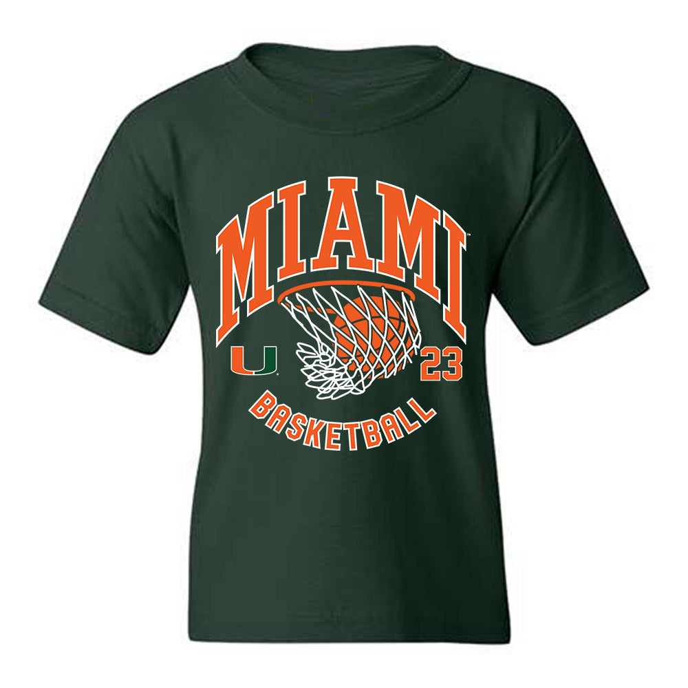 Miami - NCAA Women's Basketball : Meredith Tippner - Sports Shersey Youth T-Shirt-0