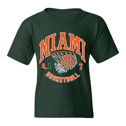Miami - NCAA Men's Basketball : Shelton Henderson - Sports Shersey Youth T-Shirt-0