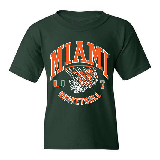 Miami - NCAA Men's Basketball : Shelton Henderson - Sports Shersey Youth T-Shirt-0