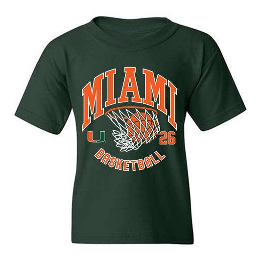 Miami - NCAA Women's Basketball : Dayana Mendes - Sports Shersey Youth T-Shirt-0