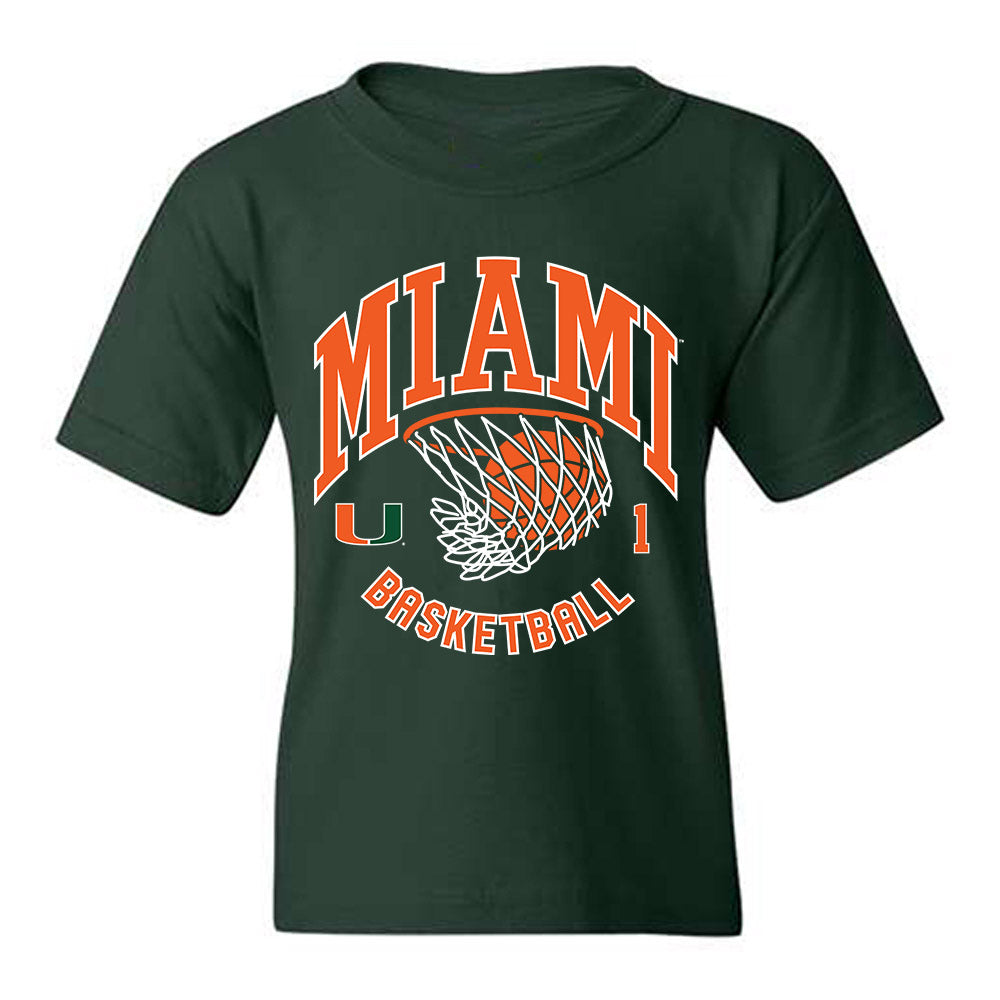 Miami - NCAA Women's Basketball : Cameron Williams - Sports Shersey Youth T-Shirt-0