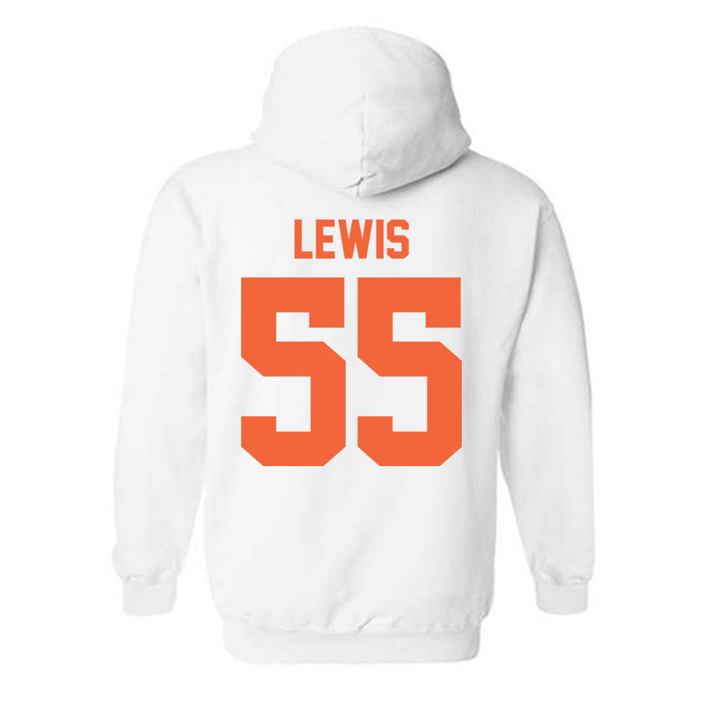 Miami - NCAA Men's Basketball : Acaden Lewis - Sports Shersey Hooded Sweatshirt-1