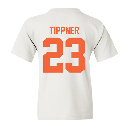Miami - NCAA Women's Basketball : Meredith Tippner - Sports Shersey Youth T-Shirt-1