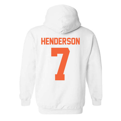 Miami - NCAA Men's Basketball : Shelton Henderson - Sports Shersey Hooded Sweatshirt-1
