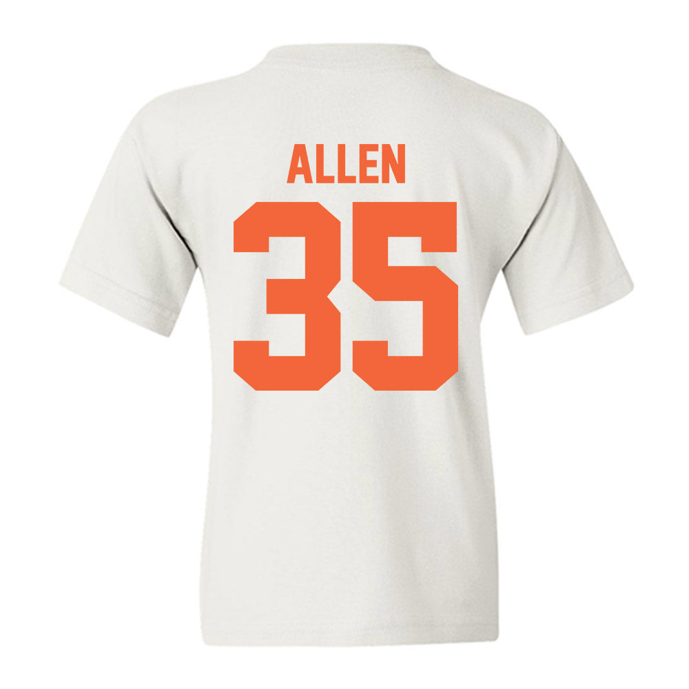 Miami - NCAA Men's Basketball : Dante Allen - Sports Shersey Youth T-Shirt-1