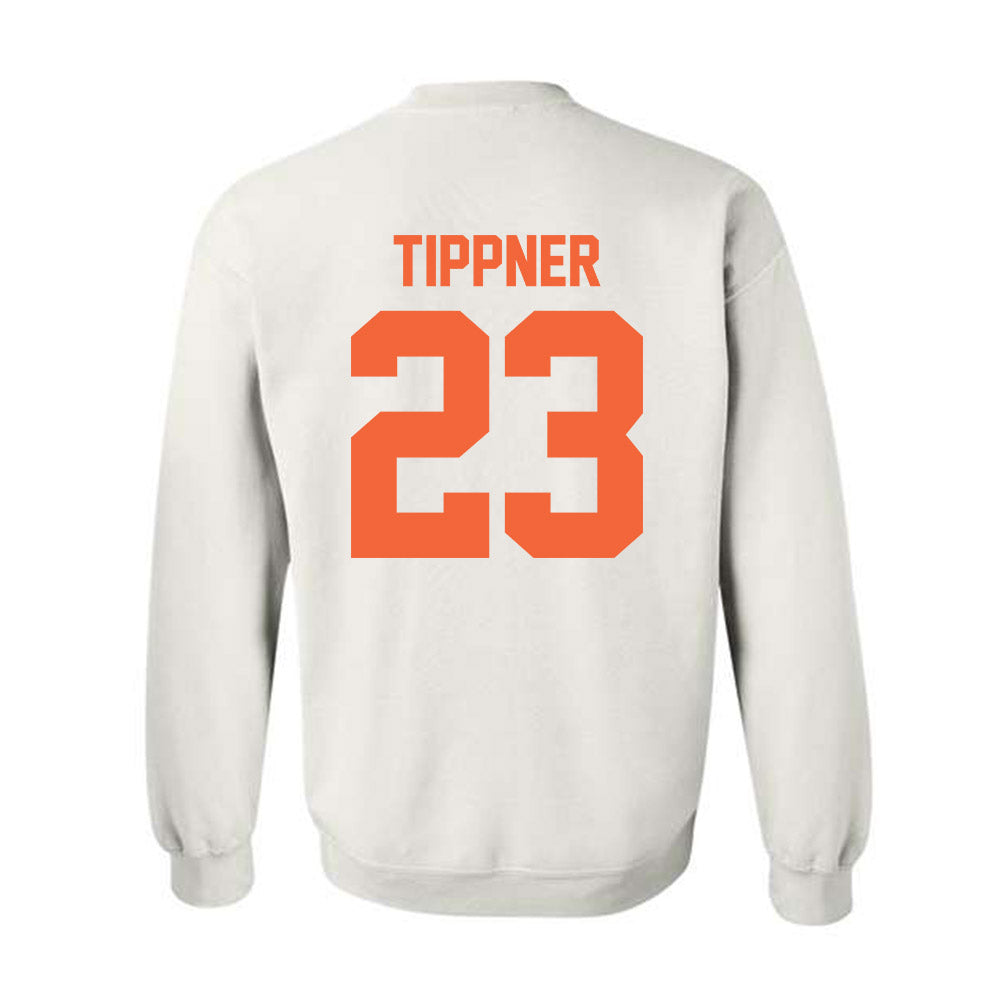Miami - NCAA Women's Basketball : Meredith Tippner - Sports Shersey Crewneck Sweatshirt-1