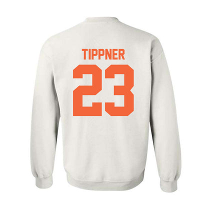 Miami - NCAA Women's Basketball : Meredith Tippner - Sports Shersey Crewneck Sweatshirt-1