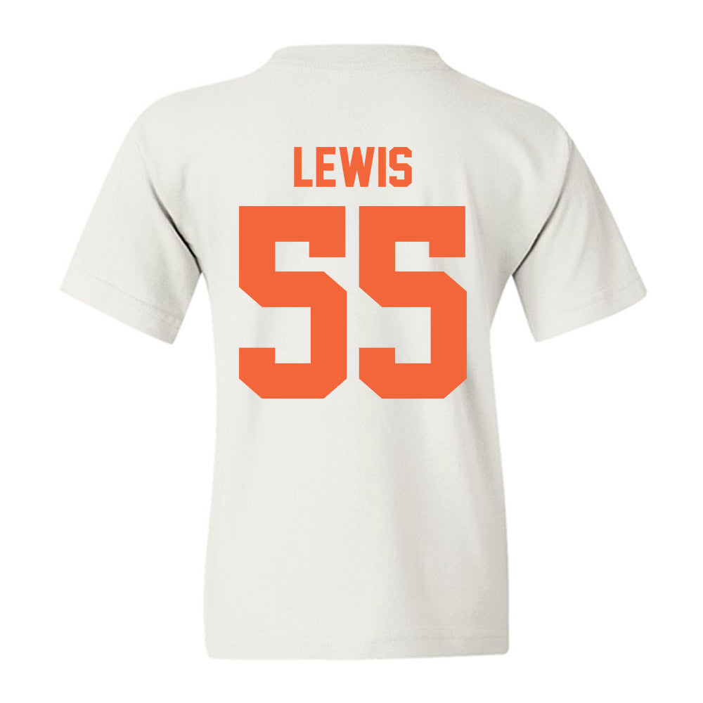 Miami - NCAA Men's Basketball : Acaden Lewis - Sports Shersey Youth T-Shirt-1