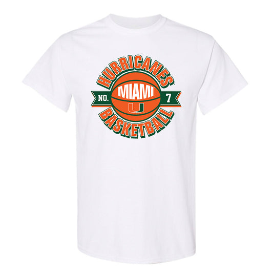 Miami - NCAA Men's Basketball : Shelton Henderson - Sports Shersey T-Shirt-0