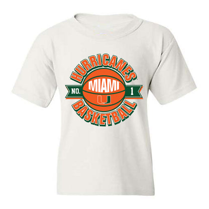Miami - NCAA Women's Basketball : Camille Williams - Sports Shersey Youth T-Shirt-0