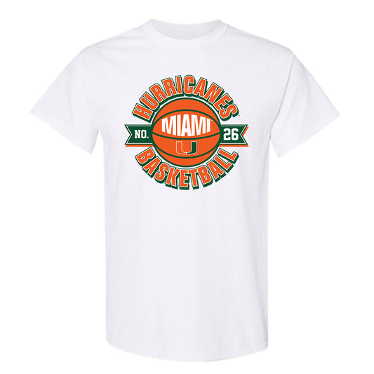 Miami - NCAA Women's Basketball : Dayana Mendes - Sports Shersey T-Shirt-0