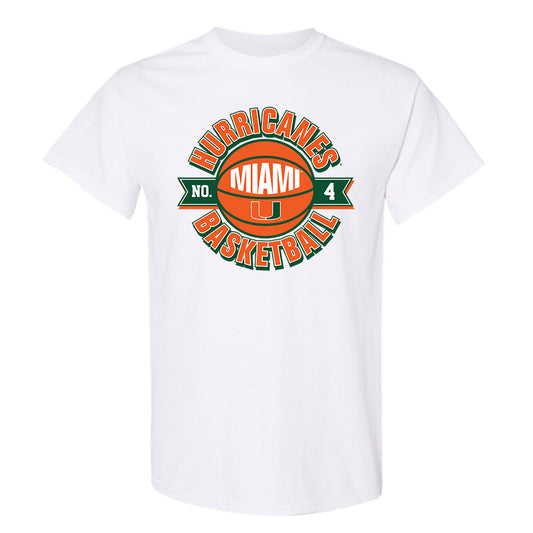 Miami - NCAA Men's Basketball : Marcus Allen - Sports Shersey T-Shirt-0