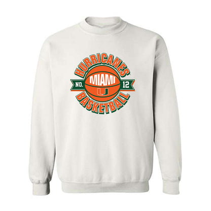 Miami - NCAA Women's Basketball : Natalie Wetzel - Sports Shersey Crewneck Sweatshirt-0