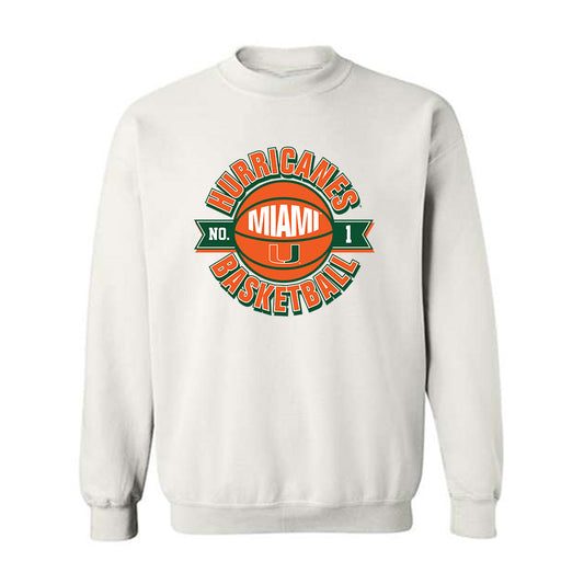 Miami - NCAA Women's Basketball : Cameron Williams - Sports Shersey Crewneck Sweatshirt-0