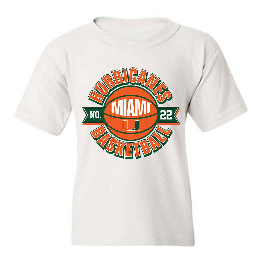 Miami - NCAA Women's Basketball : Simone Pelish - Sports Shersey Youth T-Shirt