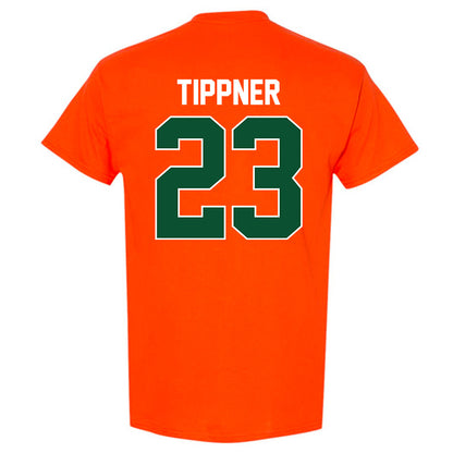 Miami - NCAA Women's Basketball : Meredith Tippner - Sports Shersey T-Shirt-1
