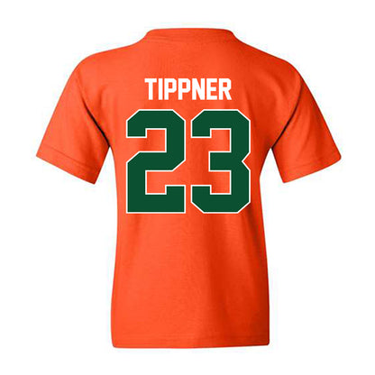 Miami - NCAA Women's Basketball : Meredith Tippner - Sports Shersey Youth T-Shirt-1