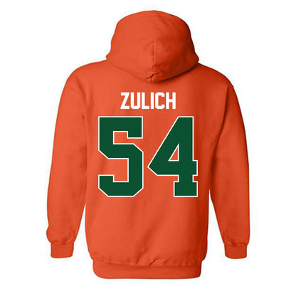 Miami - NCAA Women's Basketball : Sophia Zulich - Sports Shersey Hooded Sweatshirt