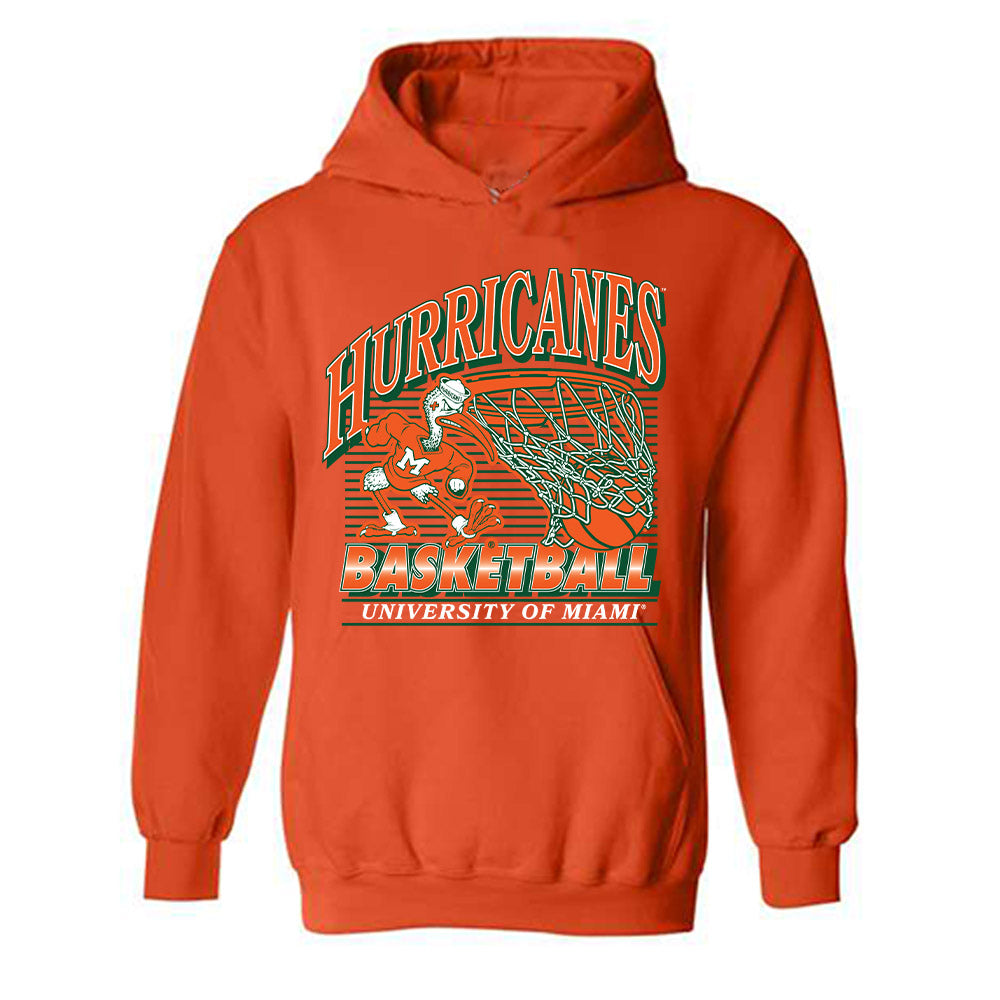 Miami - NCAA Women's Basketball : Meredith Tippner - Sports Shersey Hooded Sweatshirt-0