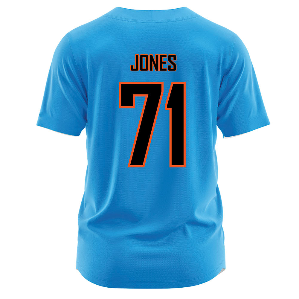 Oklahoma State - NCAA Softball : Jayden Jones - Blue Jersey-1