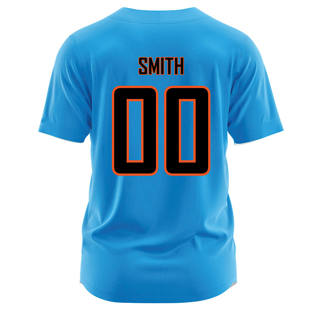 Oklahoma State - NCAA Softball : Makala Smith - Blue Jersey-1