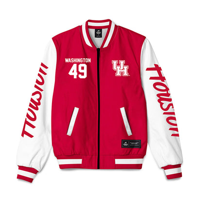 Houston - NCAA Football : Darius Washington - Bomber Jacket-0