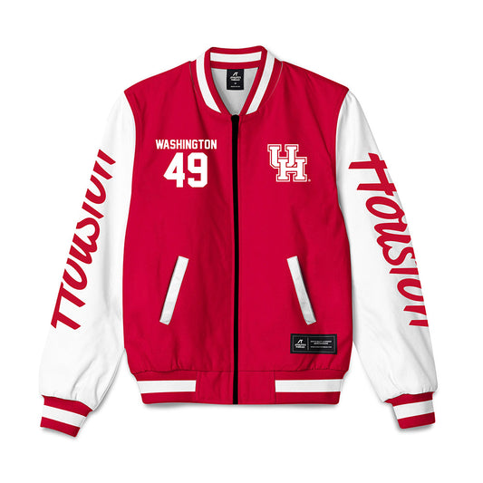 Houston - NCAA Football : Darius Washington - Bomber Jacket-0