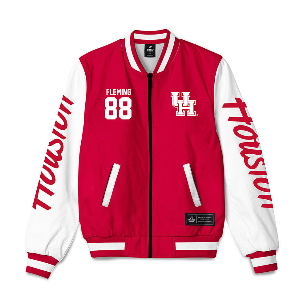 Houston - NCAA Football : Xavier Fleming - Bomber Jacket-0