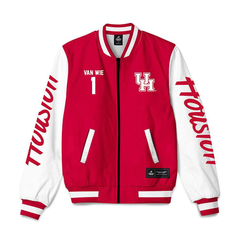 Houston - NCAA Baseball : Will Van Wie - Bomber Jacket-0