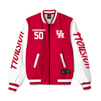 Houston - NCAA Football : Ejiro Egodogbare - Bomber Jacket-0
