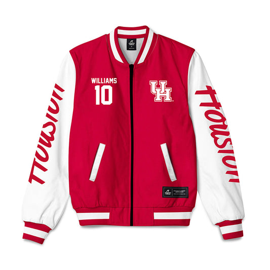 Houston - NCAA Baseball : Landon Williams - Bomber Jacket-0