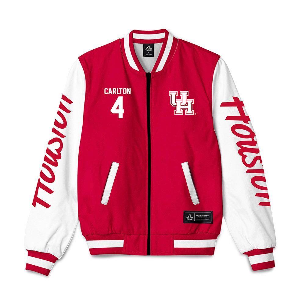 Houston - NCAA Women's Basketball : Madison Carlton - Bomber Jacket-0