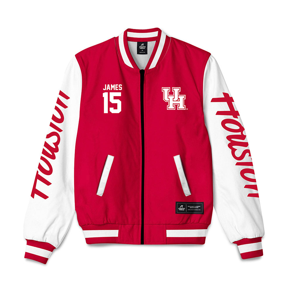 Houston - NCAA Football : Will James - Bomber Jacket-0