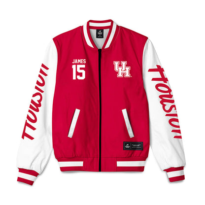 Houston - NCAA Football : Will James - Bomber Jacket-0