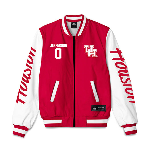 Houston - NCAA Men's Basketball : Kordelius Jefferson - Bomber Jacket-0