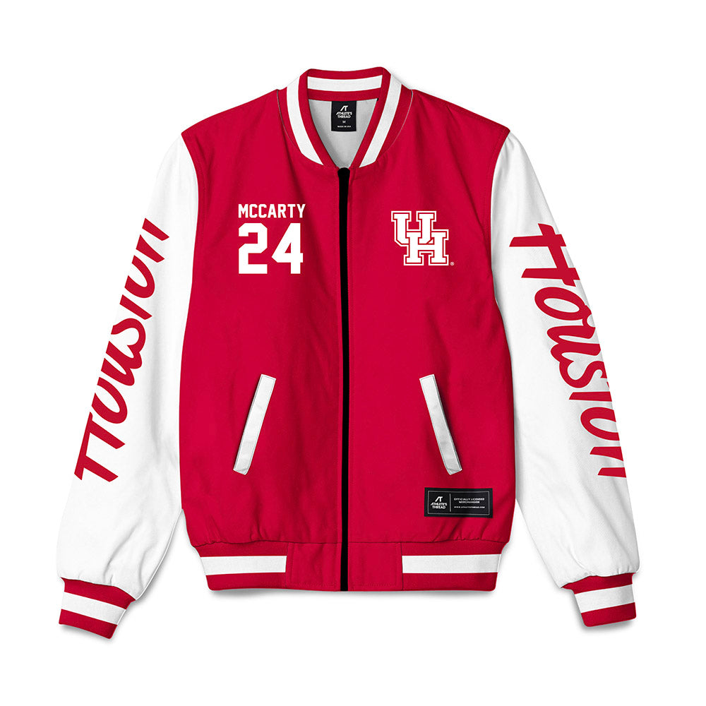 Houston - NCAA Men's Basketball : Chase McCarty - Bomber Jacket-0