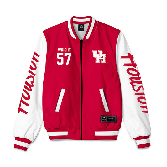 Houston - NCAA Football : Hayden Wright - Bomber Jacket-0
