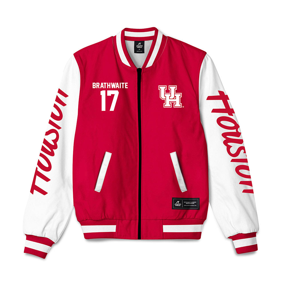 Houston - NCAA Football : Christian Brathwaite - Bomber Jacket-0