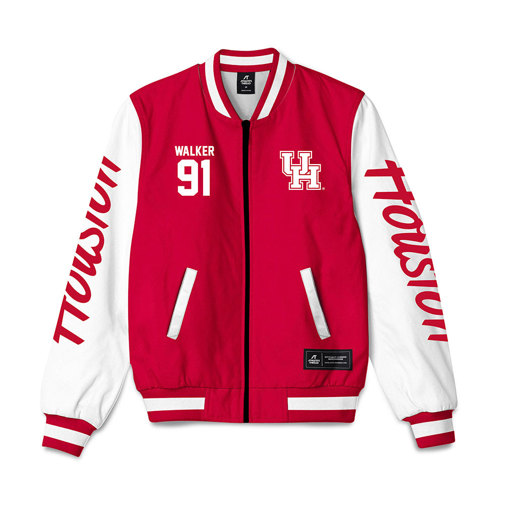Houston - NCAA Football : Kaleb Walker - Bomber Jacket-0