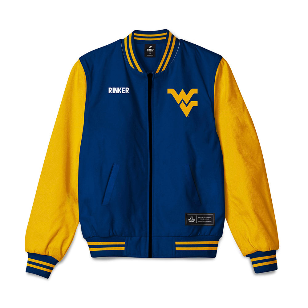 West Virginia - NCAA Women's Track & Field : Eva Rinker - Bomber Jacket-0