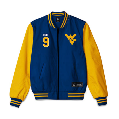 West Virginia - NCAA Baseball : Bryson Hoff - Bomber Jacket-0