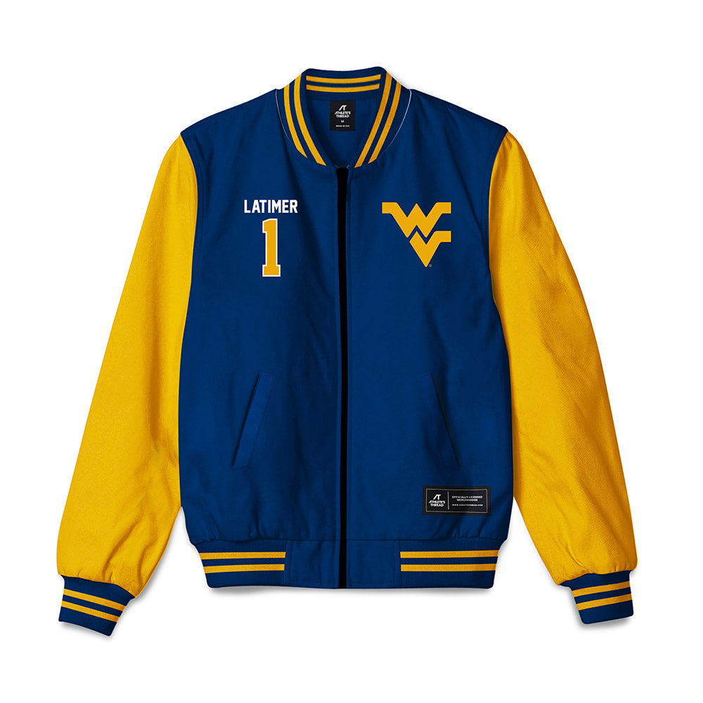 West Virginia - NCAA Football : Amari Latimer - Bomber Jacket-0