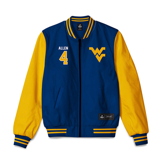 West Virginia - NCAA Football : Damun Allen - Bomber Jacket-0