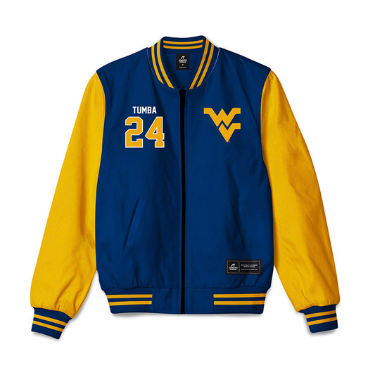 West Virginia - NCAA Women's Basketball : Divine Tumba - Bomber Jacket-0
