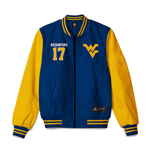 West Virginia - NCAA Men's Soccer : Jacob Redenfors - Bomber Jacket-0