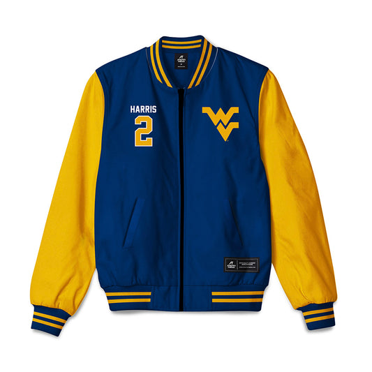 West Virginia - NCAA Women's Basketball : Kennedy Harris - Bomber Jacket-0