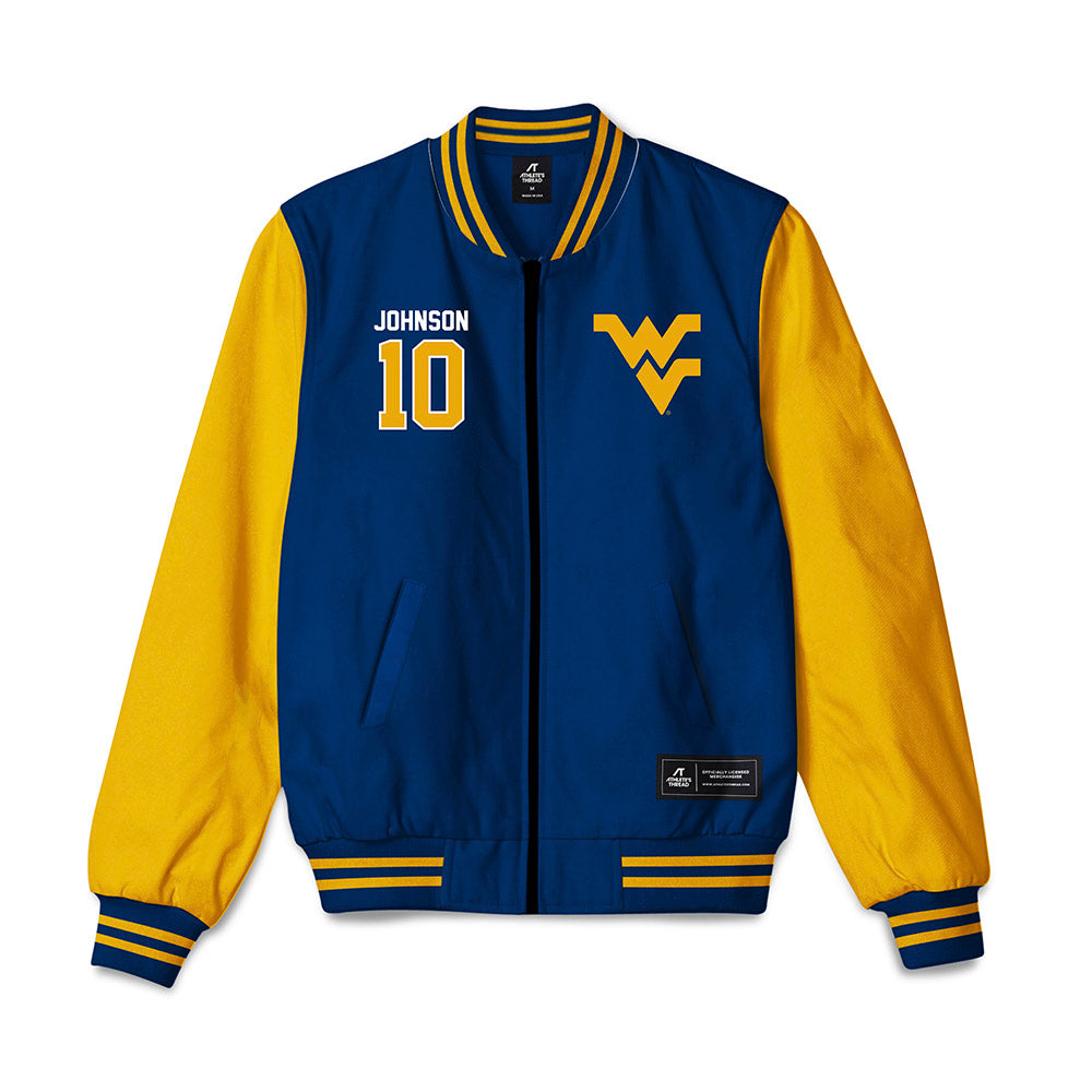 West Virginia - NCAA Football : Jeremiah Johnson - Bomber Jacket-0