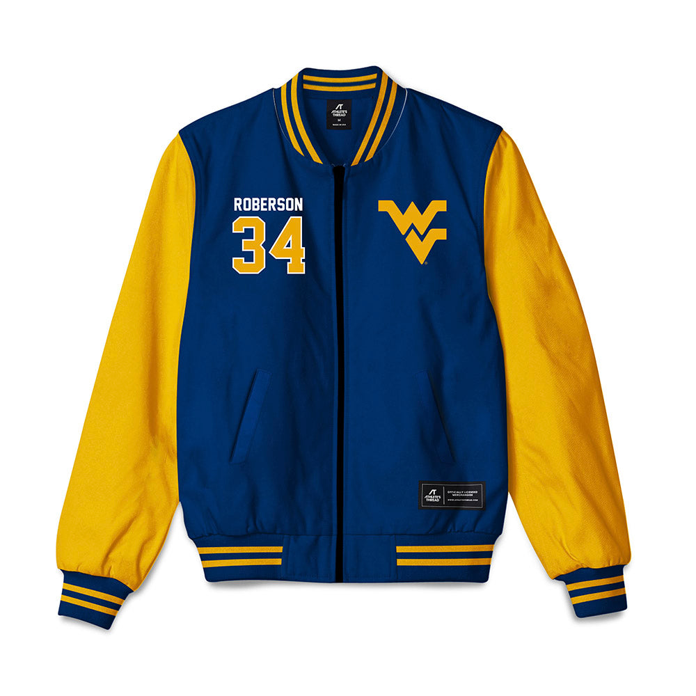 West Virginia - NCAA Football : Tim Roberson - Bomber Jacket-0