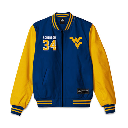 West Virginia - NCAA Football : Tim Roberson - Bomber Jacket-0